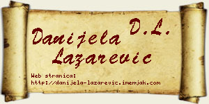 Danijela Lazarević vizit kartica